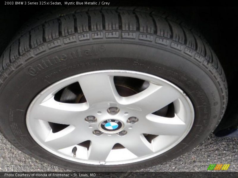 Mystic Blue Metallic / Grey 2003 BMW 3 Series 325xi Sedan