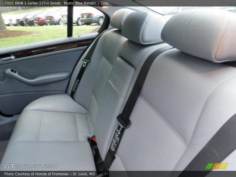 Mystic Blue Metallic / Grey 2003 BMW 3 Series 325xi Sedan
