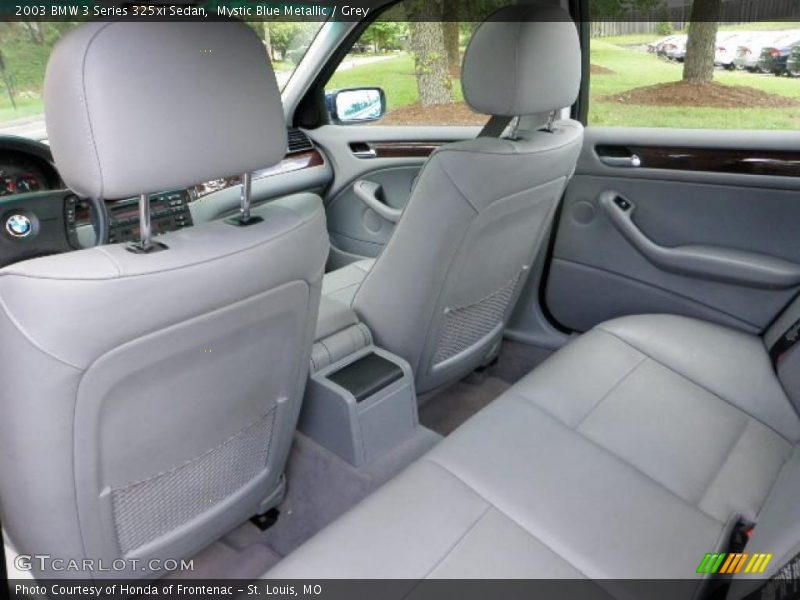 Mystic Blue Metallic / Grey 2003 BMW 3 Series 325xi Sedan