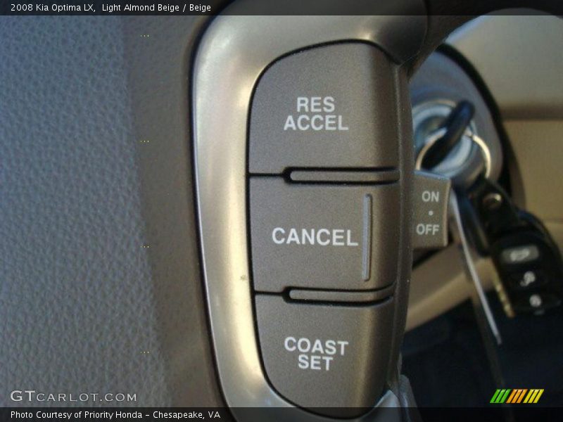 Light Almond Beige / Beige 2008 Kia Optima LX