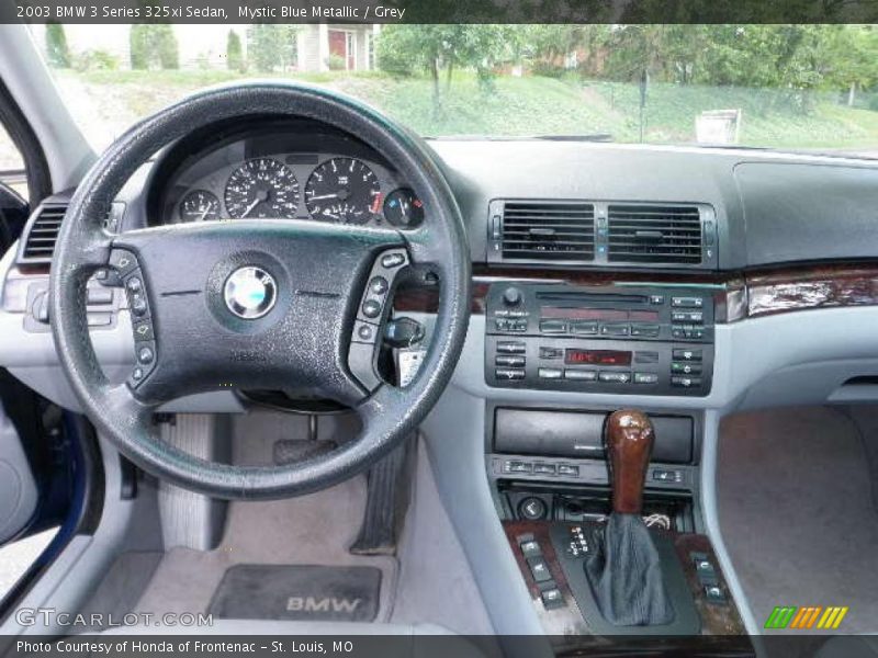 Mystic Blue Metallic / Grey 2003 BMW 3 Series 325xi Sedan
