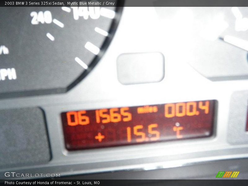 Mystic Blue Metallic / Grey 2003 BMW 3 Series 325xi Sedan