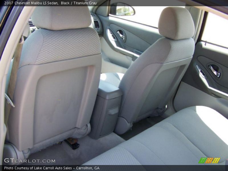 Black / Titanium Gray 2007 Chevrolet Malibu LS Sedan