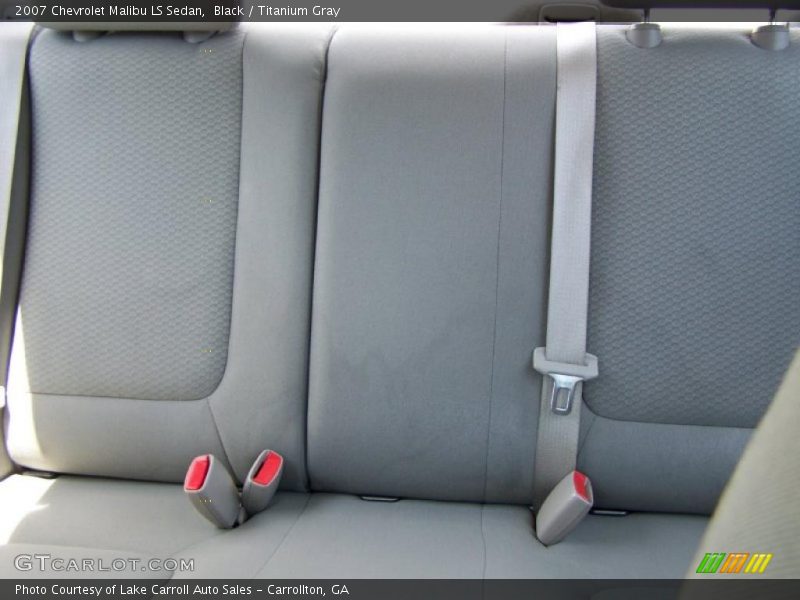 Black / Titanium Gray 2007 Chevrolet Malibu LS Sedan