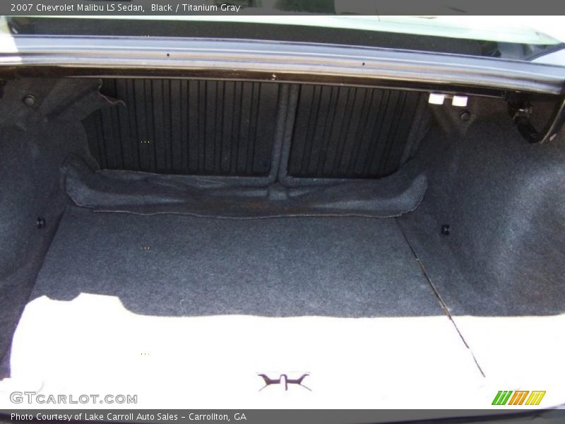 Black / Titanium Gray 2007 Chevrolet Malibu LS Sedan