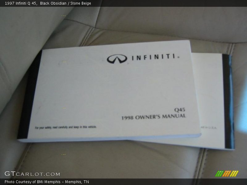 Black Obsidian / Stone Beige 1997 Infiniti Q 45
