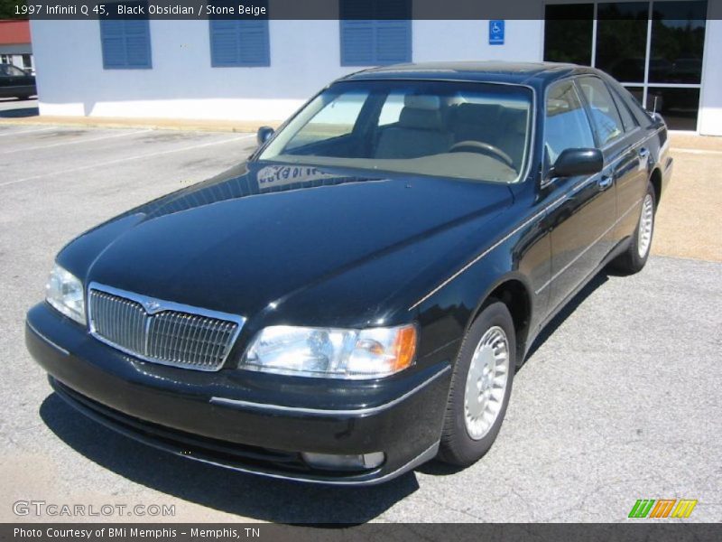 Black Obsidian / Stone Beige 1997 Infiniti Q 45