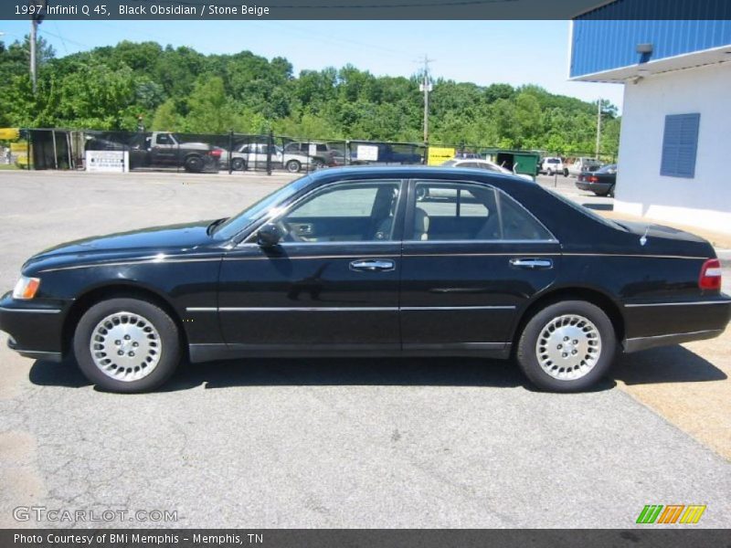 Black Obsidian / Stone Beige 1997 Infiniti Q 45