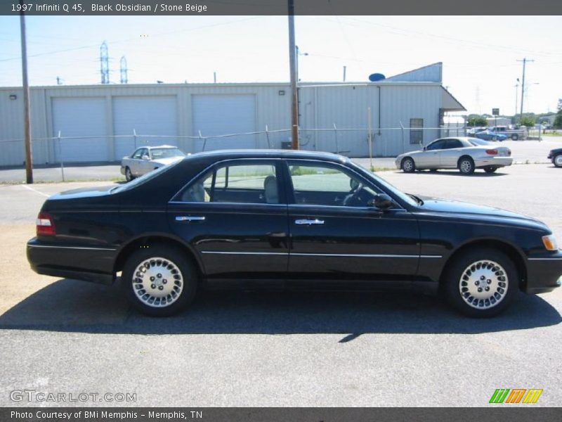 Black Obsidian / Stone Beige 1997 Infiniti Q 45