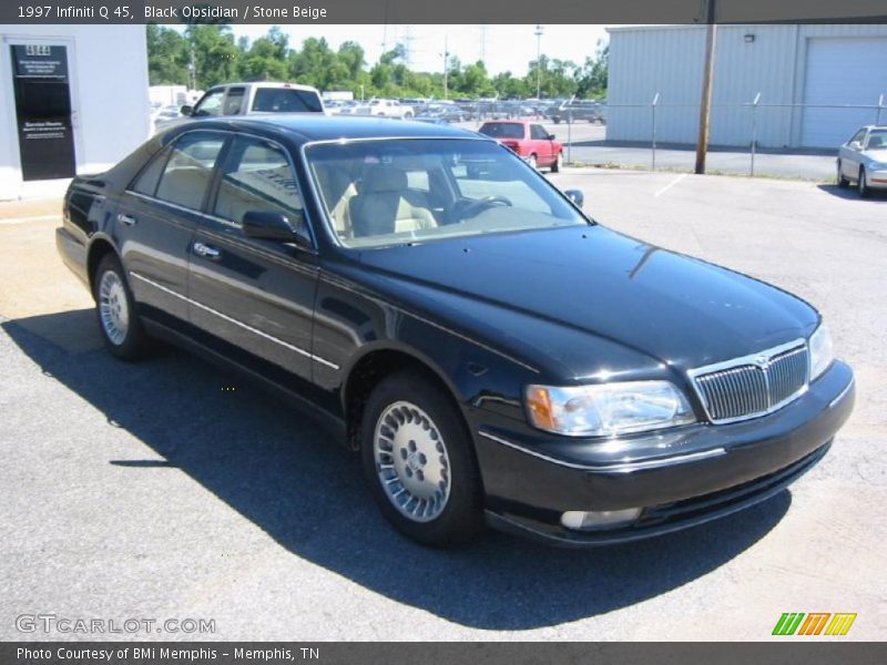 Black Obsidian / Stone Beige 1997 Infiniti Q 45