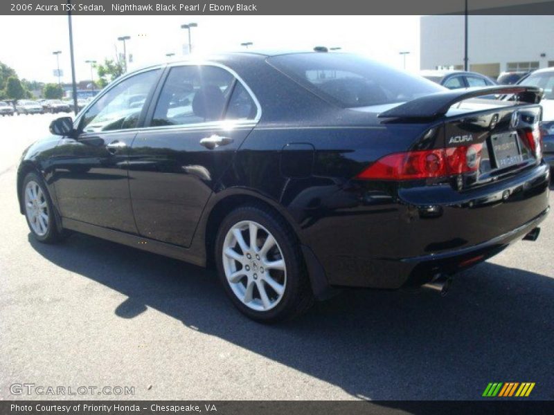 Nighthawk Black Pearl / Ebony Black 2006 Acura TSX Sedan