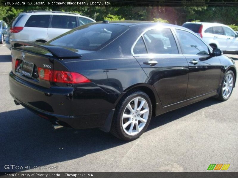 Nighthawk Black Pearl / Ebony Black 2006 Acura TSX Sedan