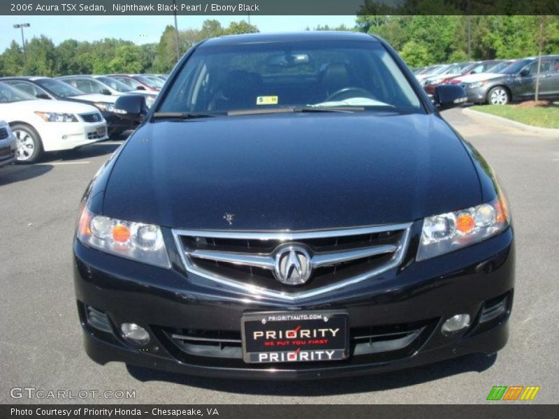 Nighthawk Black Pearl / Ebony Black 2006 Acura TSX Sedan