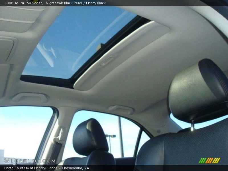 Nighthawk Black Pearl / Ebony Black 2006 Acura TSX Sedan