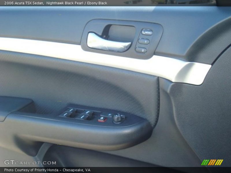 Nighthawk Black Pearl / Ebony Black 2006 Acura TSX Sedan