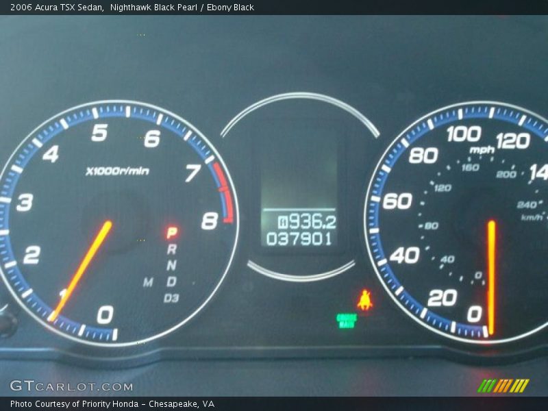 Nighthawk Black Pearl / Ebony Black 2006 Acura TSX Sedan
