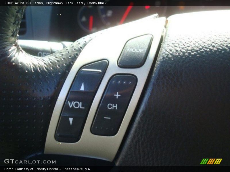 Nighthawk Black Pearl / Ebony Black 2006 Acura TSX Sedan