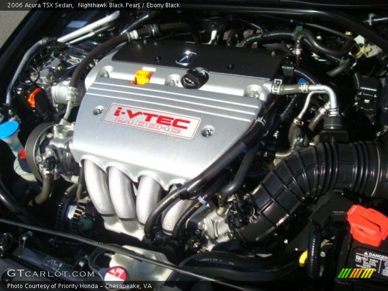 Nighthawk Black Pearl / Ebony Black 2006 Acura TSX Sedan