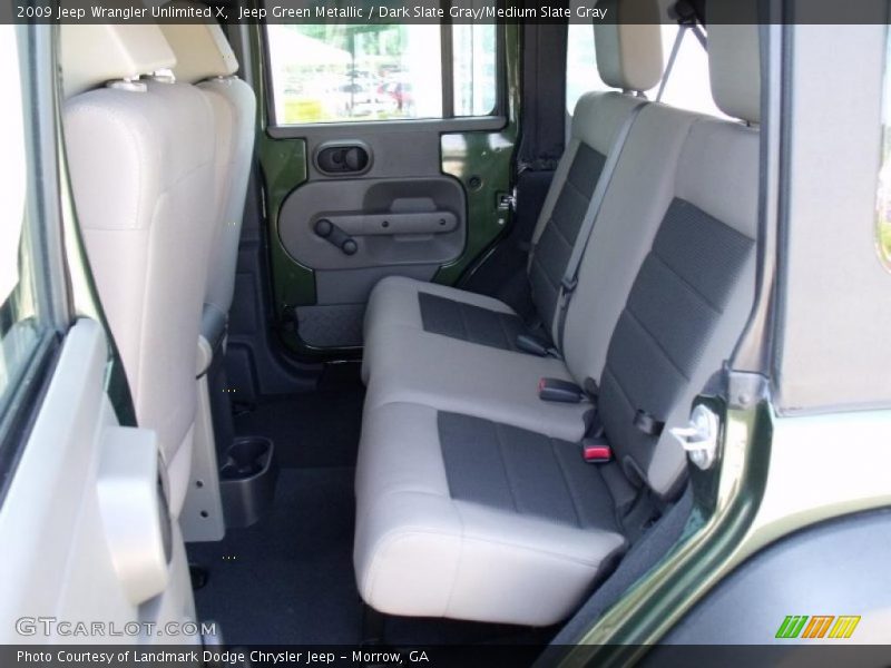 Jeep Green Metallic / Dark Slate Gray/Medium Slate Gray 2009 Jeep Wrangler Unlimited X