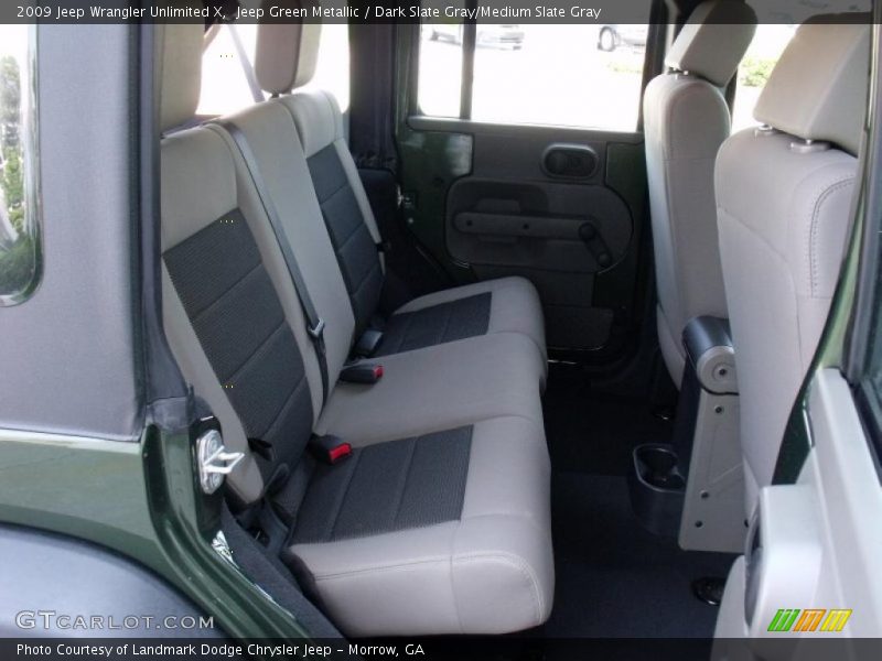 Jeep Green Metallic / Dark Slate Gray/Medium Slate Gray 2009 Jeep Wrangler Unlimited X