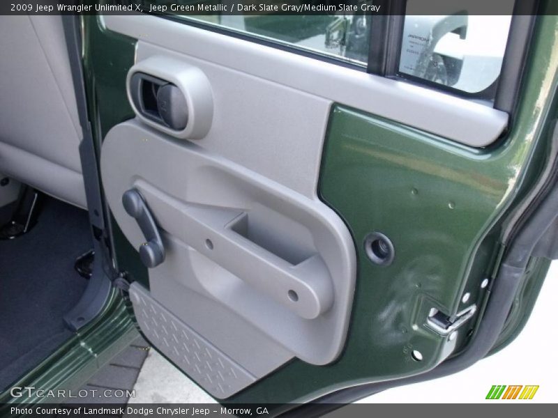 Jeep Green Metallic / Dark Slate Gray/Medium Slate Gray 2009 Jeep Wrangler Unlimited X