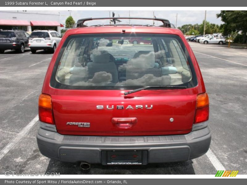 Canyon Red Pearl / Beige 1999 Subaru Forester L