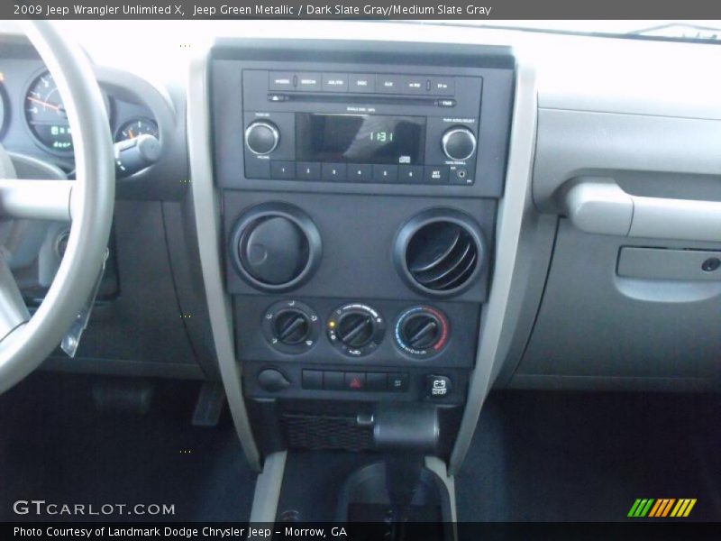 Jeep Green Metallic / Dark Slate Gray/Medium Slate Gray 2009 Jeep Wrangler Unlimited X