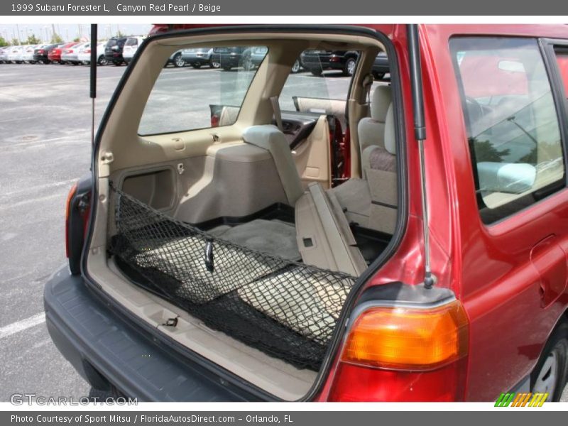 Canyon Red Pearl / Beige 1999 Subaru Forester L