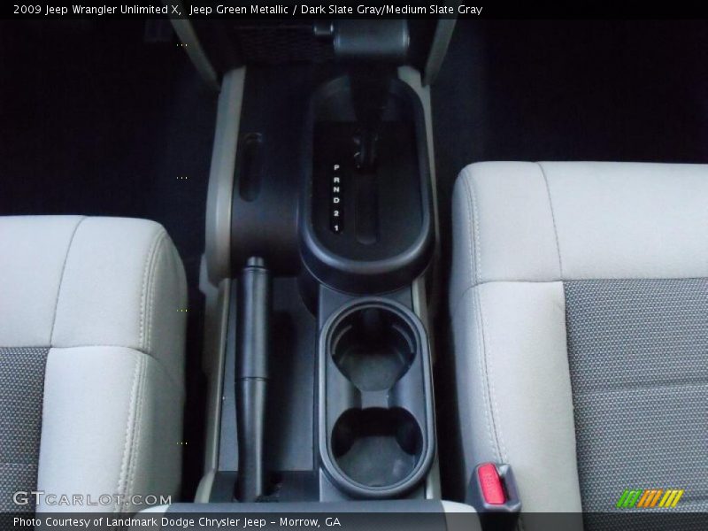 Jeep Green Metallic / Dark Slate Gray/Medium Slate Gray 2009 Jeep Wrangler Unlimited X