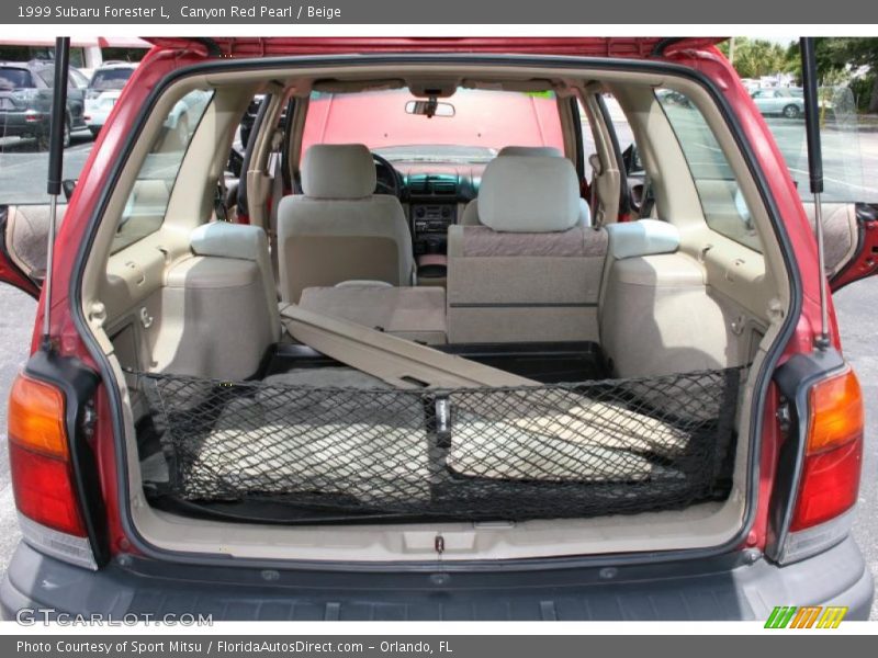 Canyon Red Pearl / Beige 1999 Subaru Forester L
