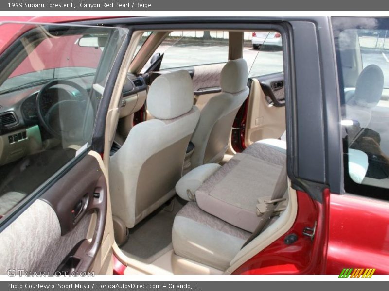 Canyon Red Pearl / Beige 1999 Subaru Forester L