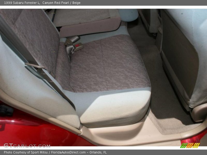 Canyon Red Pearl / Beige 1999 Subaru Forester L