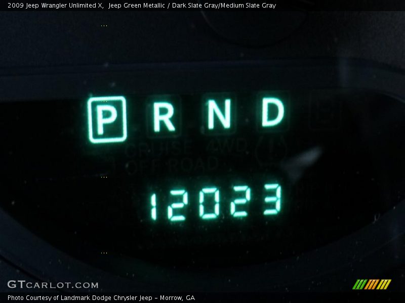 Jeep Green Metallic / Dark Slate Gray/Medium Slate Gray 2009 Jeep Wrangler Unlimited X
