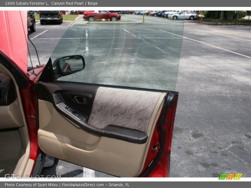 Canyon Red Pearl / Beige 1999 Subaru Forester L
