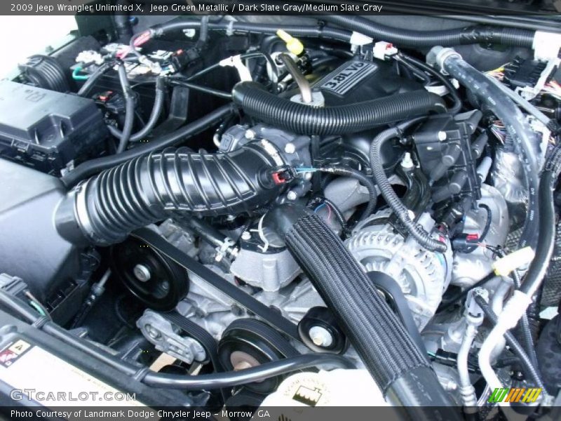 Jeep Green Metallic / Dark Slate Gray/Medium Slate Gray 2009 Jeep Wrangler Unlimited X