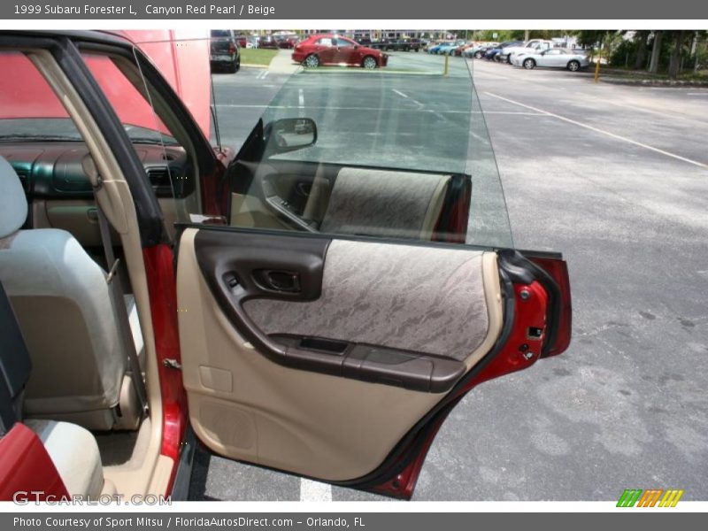 Canyon Red Pearl / Beige 1999 Subaru Forester L
