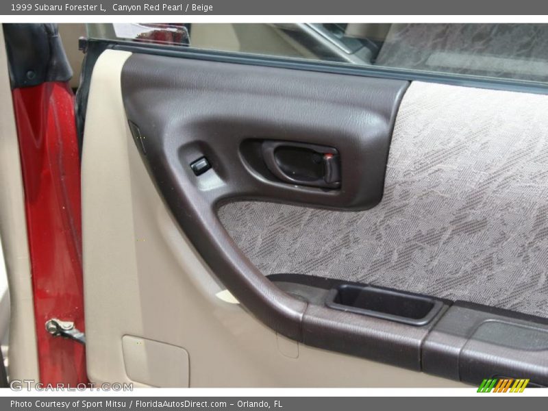 Canyon Red Pearl / Beige 1999 Subaru Forester L