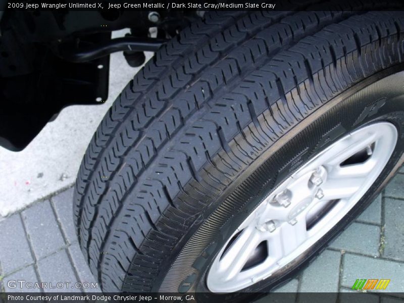 Jeep Green Metallic / Dark Slate Gray/Medium Slate Gray 2009 Jeep Wrangler Unlimited X