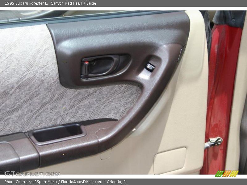 Canyon Red Pearl / Beige 1999 Subaru Forester L