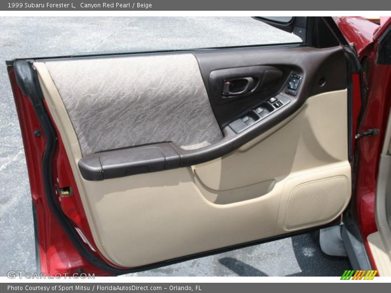 Canyon Red Pearl / Beige 1999 Subaru Forester L