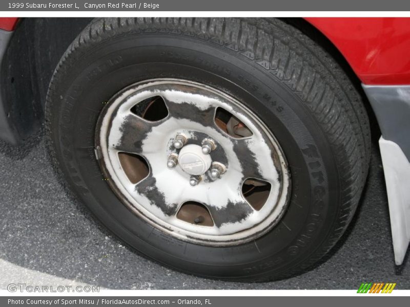 Canyon Red Pearl / Beige 1999 Subaru Forester L