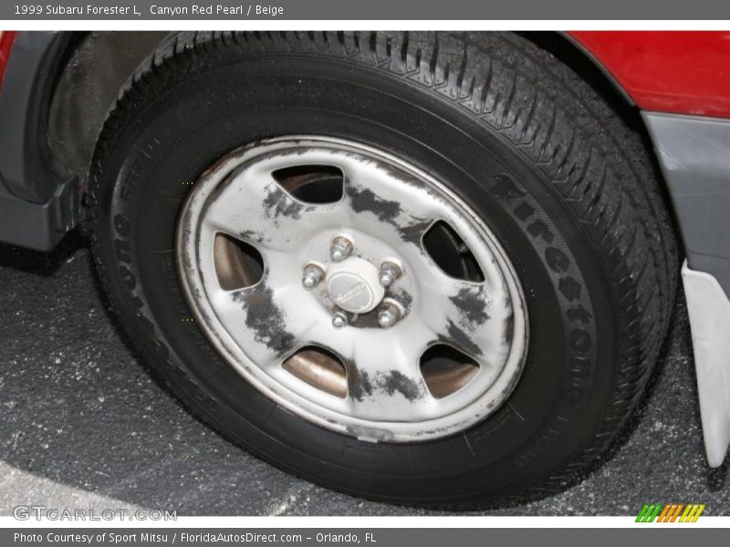 Canyon Red Pearl / Beige 1999 Subaru Forester L