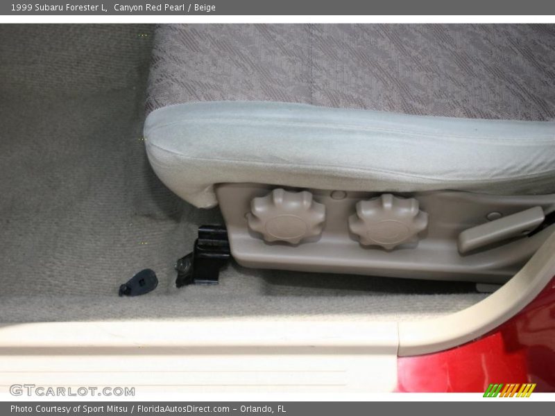 Canyon Red Pearl / Beige 1999 Subaru Forester L