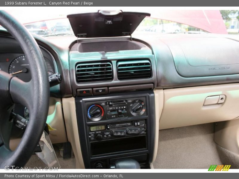 Canyon Red Pearl / Beige 1999 Subaru Forester L