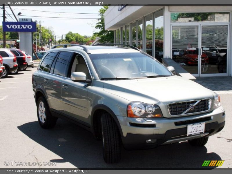 Willow Green Metallic / Taupe 2007 Volvo XC90 3.2 AWD