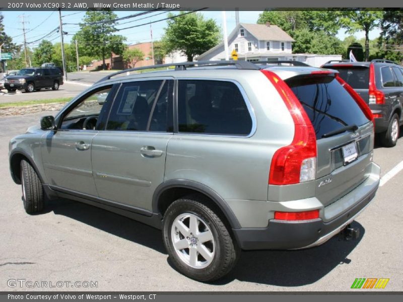 Willow Green Metallic / Taupe 2007 Volvo XC90 3.2 AWD