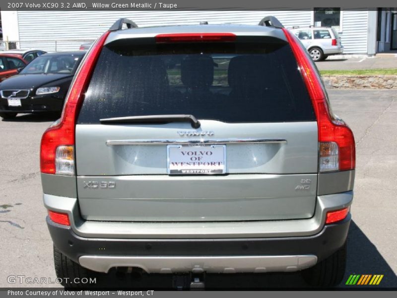 Willow Green Metallic / Taupe 2007 Volvo XC90 3.2 AWD