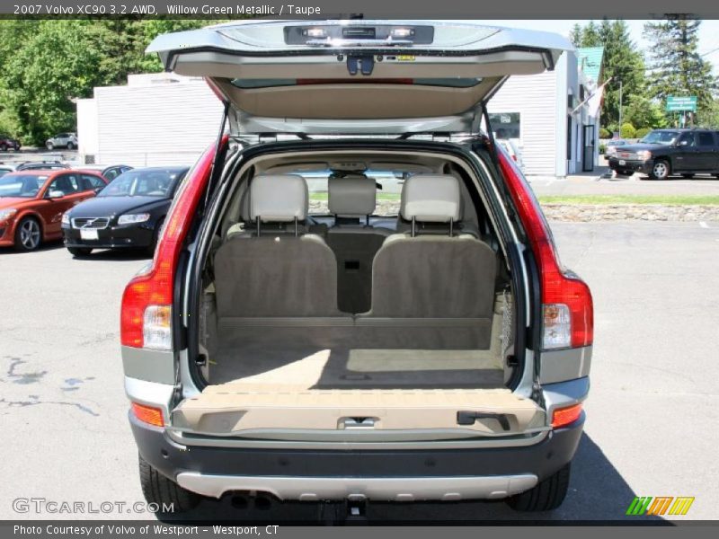 Willow Green Metallic / Taupe 2007 Volvo XC90 3.2 AWD