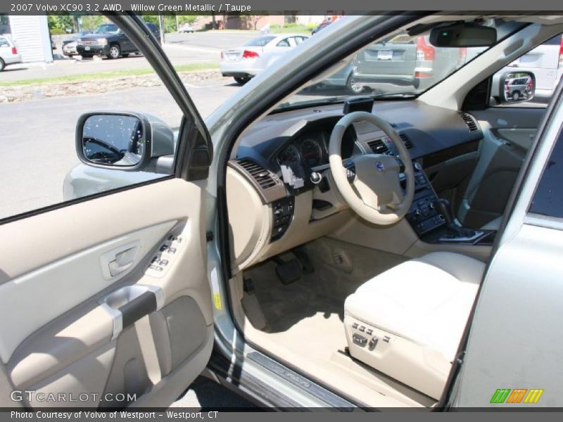 Willow Green Metallic / Taupe 2007 Volvo XC90 3.2 AWD