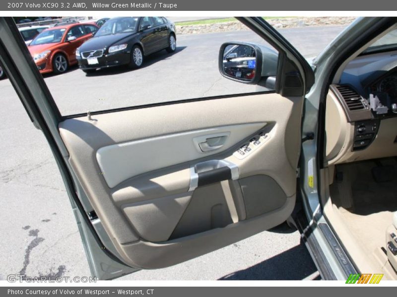 Willow Green Metallic / Taupe 2007 Volvo XC90 3.2 AWD